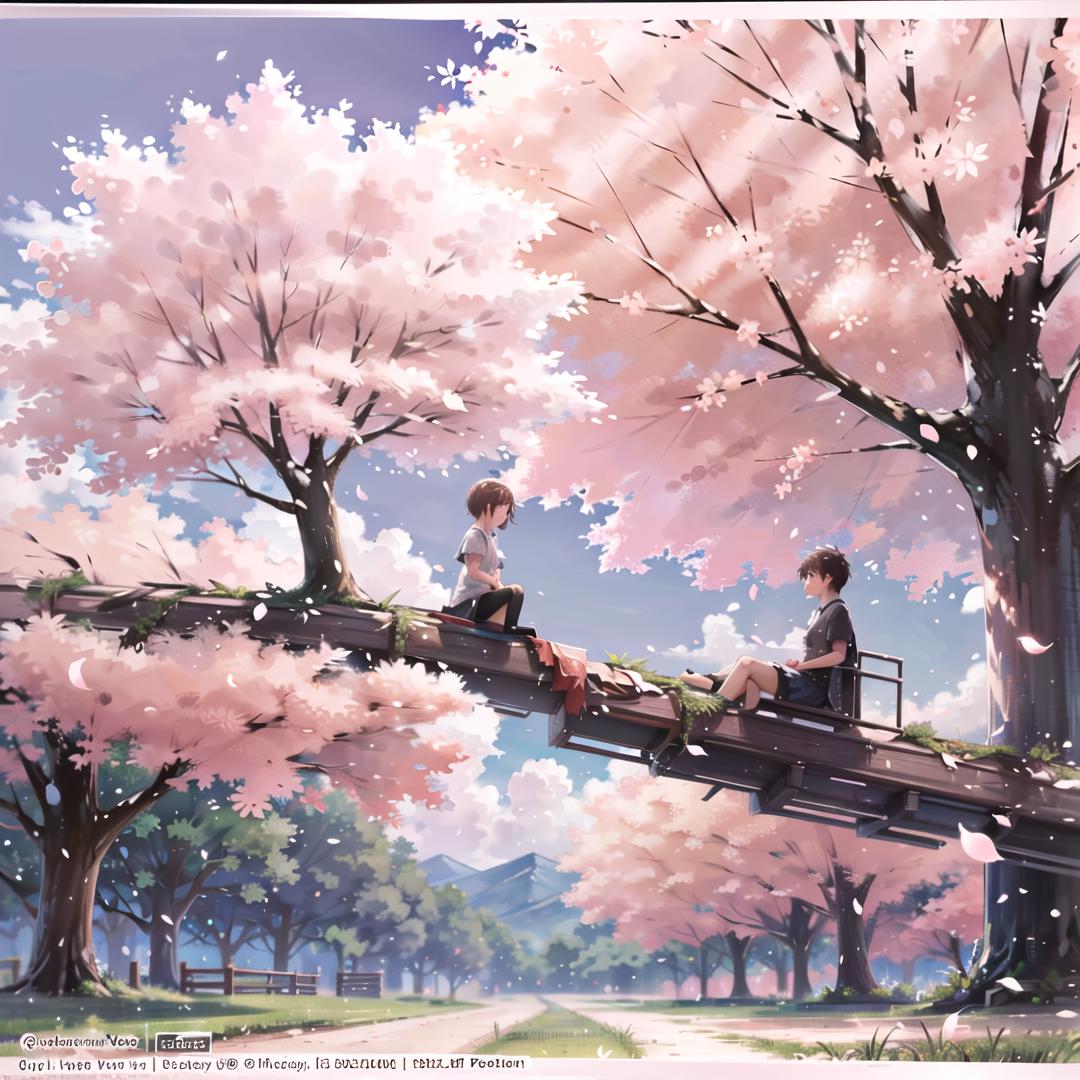 Wallpaper : anime, sakura tree, wind, school uniform 1920x1080 - Rhaelrond  - 1915093 - HD Wallpapers - WallHere